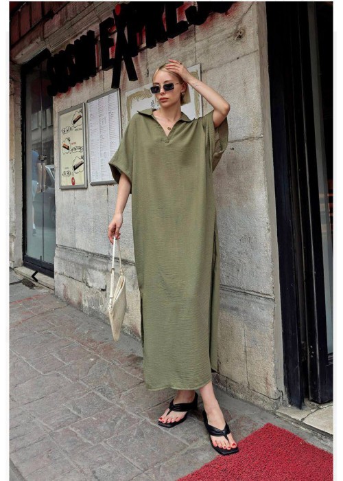 203433 KHAKI KLEID