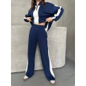 203463 NAVY BLAU MANNSCHAFT Modal Stoff