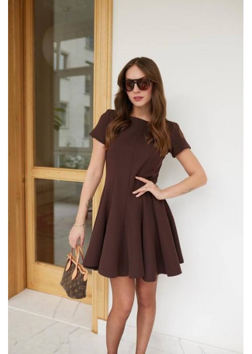 203665 KAFFEE KLEID