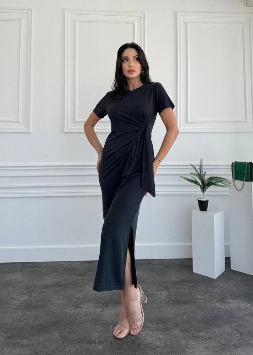 203702 SCHWARZ KLEID
