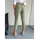 203782 KHAKI HOSE LEINENSTOFF