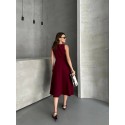 203835 BORDO KLEID Dabil-Stoff.