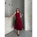 203835 BORDO KLEID Dabil-Stoff.