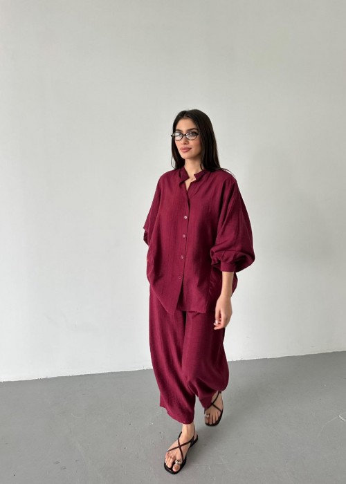 203959 BORDO SUİT