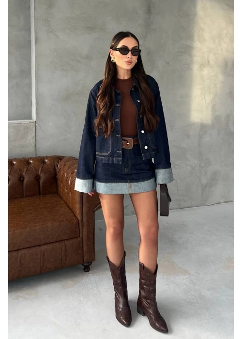 203970 NAVY BLUE SUİT Denim