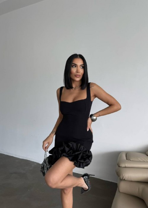 204018 SCHWARZ KLEID