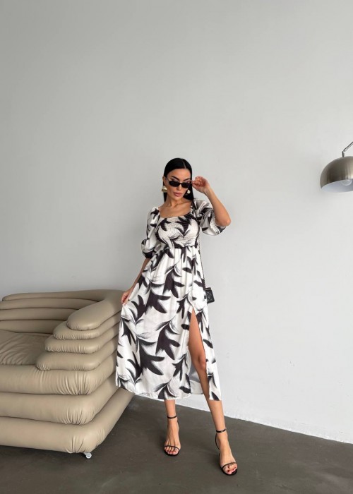204247 PATTERNED DRESS SATIN FABRIC
