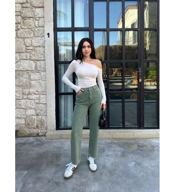 204266 GREEN JEANS Denim