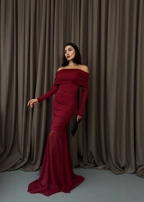 204278 BORDO DRESS DIVER FABRIC