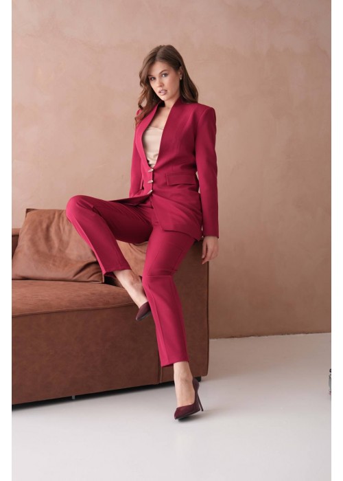 204459 BORDO SUİT