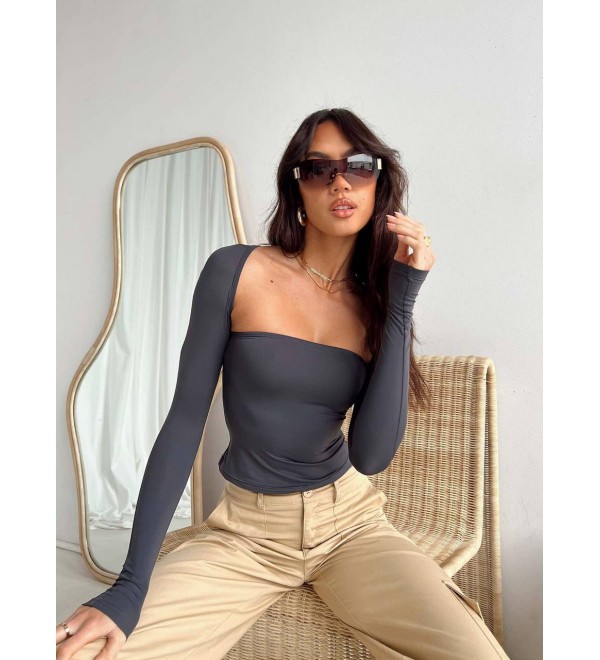 204587 ANTHRACITE BLOUSE DIVER FABRIC