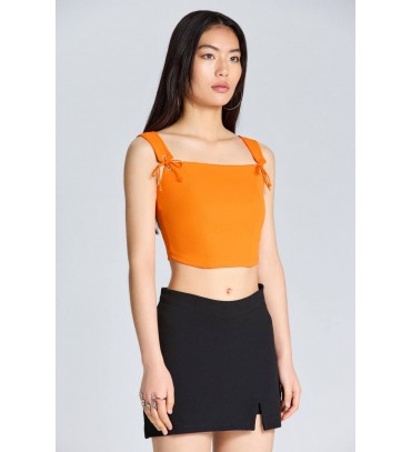 204592 ORANGE BLUZ SCUBA KUMAŞ 204592 ORANGE BLUZ S...