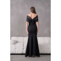 204642 BLACK COCKTAİL DRESS TULLE