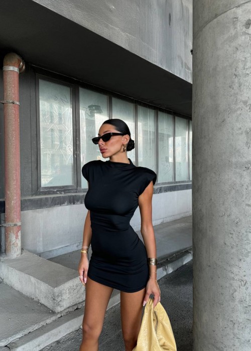 204644 SCHWARZ KLEID Lycra
