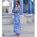204695 PATTERNED DRESS Import Crepe