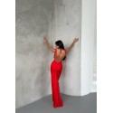204721 RED DRESS MICRO FABRIC