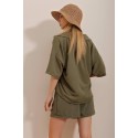 204770 KHAKI MANNSCHAFT AIROBIN STOFF