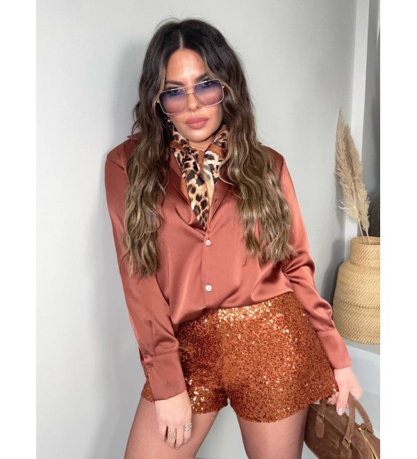 204781 KİREMİT ŞORT PUL PAYET