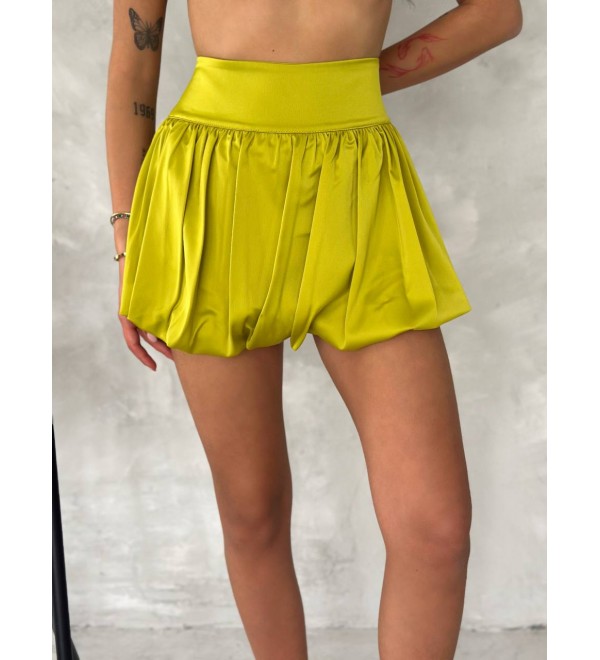 204795 YELLOW SKIRT SATIN FABRIC
