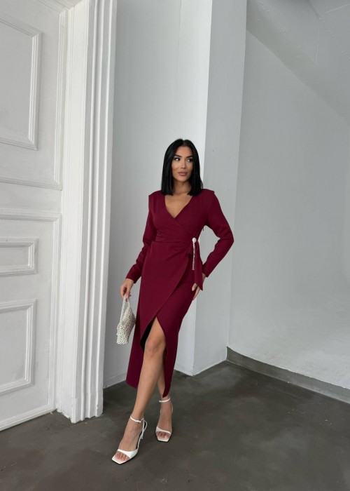 204896 BORDO KLEID