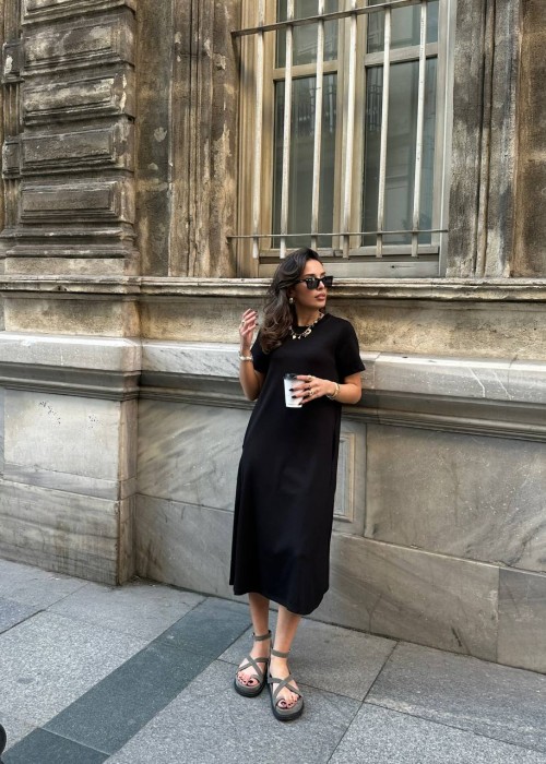 204944 SCHWARZ KLEID