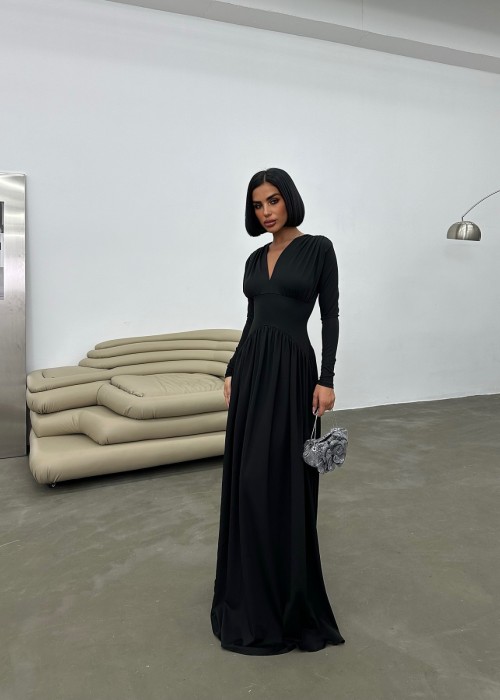 204987 SCHWARZ KLEID SUBSY -Stoff