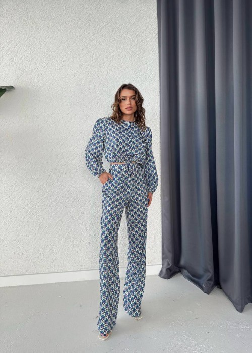 205185 PATTERNED SUİT