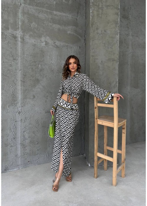 205202 PATTERNED SUİT