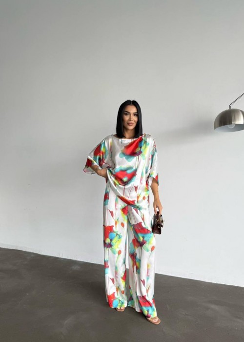 205228 PATTERNED SUİT SATIN FABRIC