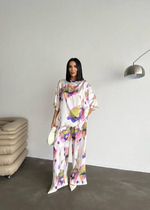 205229 PATTERNED SUİT SATIN FABRIC