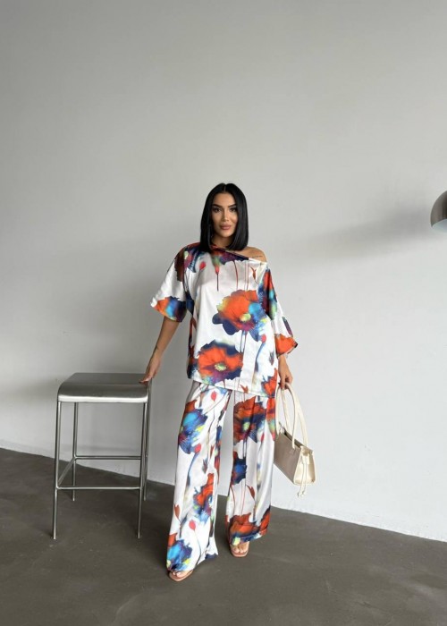 205230 PATTERNED SUİT SATIN FABRIC