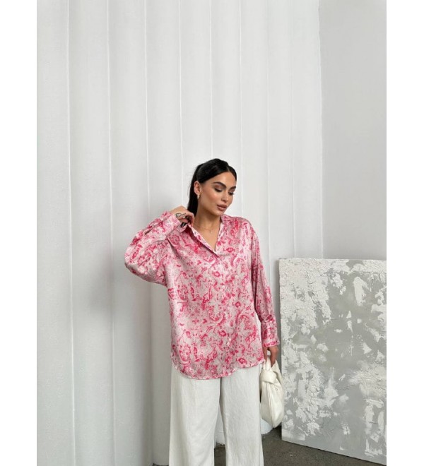 205290 PATTERNED SHIRT SATIN FABRIC
