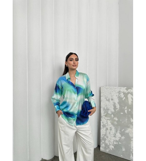 205291 PATTERNED SHIRT SATIN FABRIC