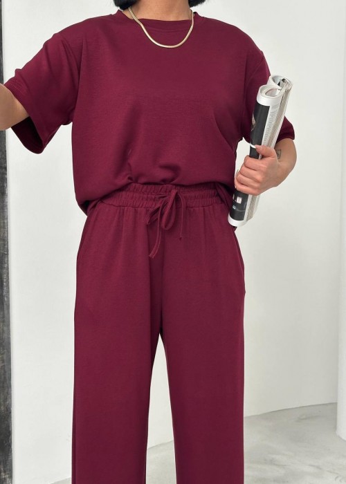 205294 BORDO SUİT