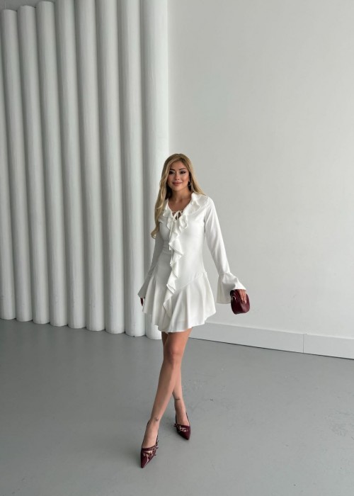 205348 WEISS KLEID JESSICA STOFF