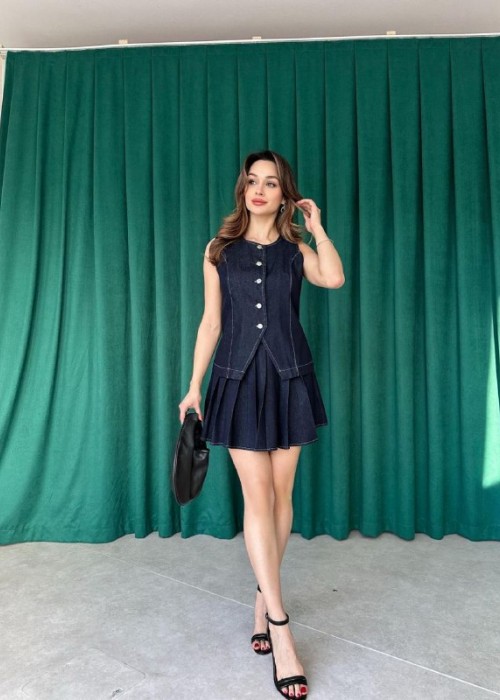 205360 NAVY BLUE SUİT Denim