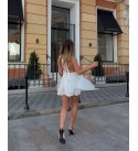 205420 BEYAZ ELBİSE BRODE KUMAŞ