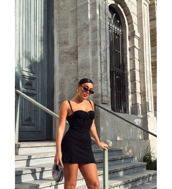 205431 SİYAH ELBİSE LYCRA