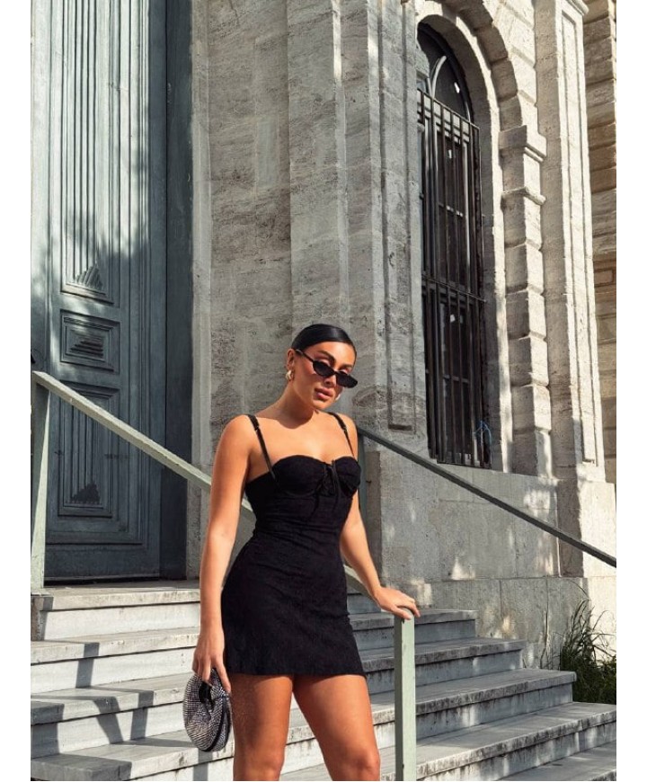 205431 SİYAH ELBİSE LYCRA