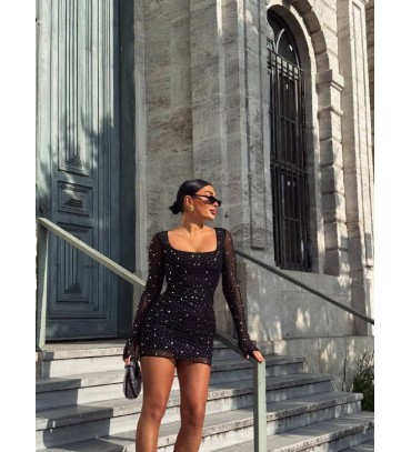 205432 SİYAH ELBİSE ...