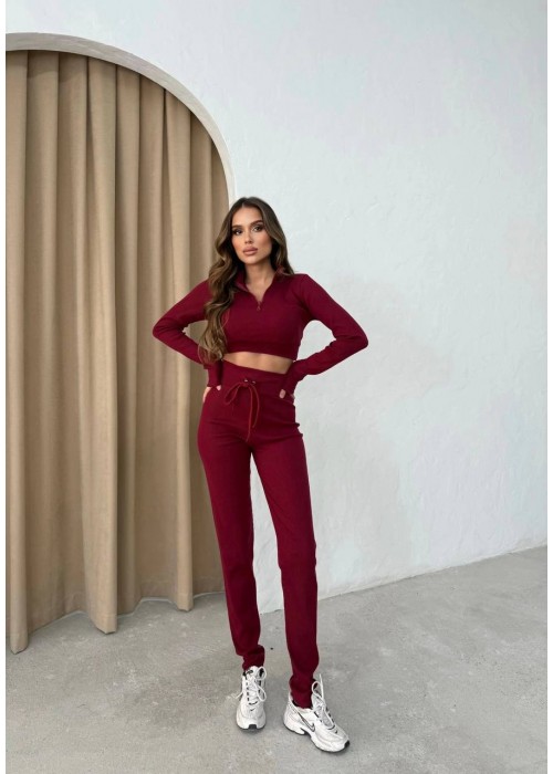 205483 BORDO SUİT COSCORE FABRIC