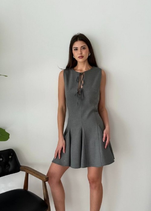 205518 GRAU KLEID