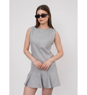 205733 GRİ ELBİSE...