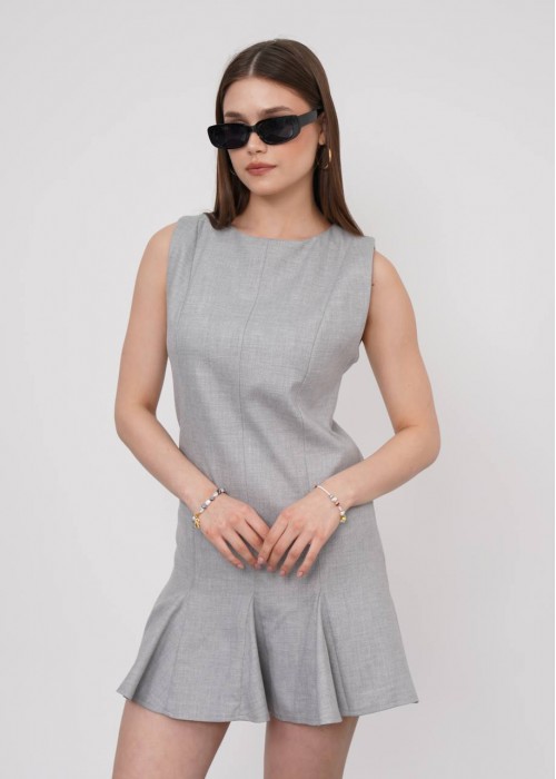 205733 GRAU KLEID