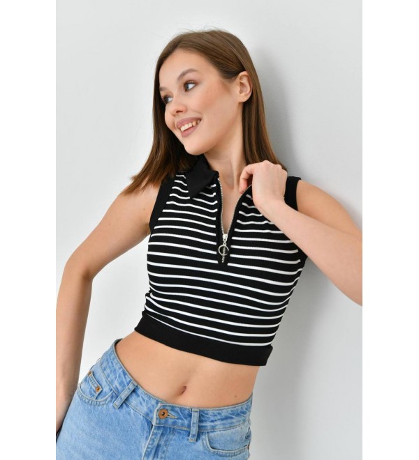205748 STRIPED BLOUSE