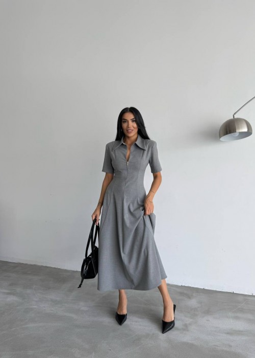 205843 GREY DRESS Polyviscon