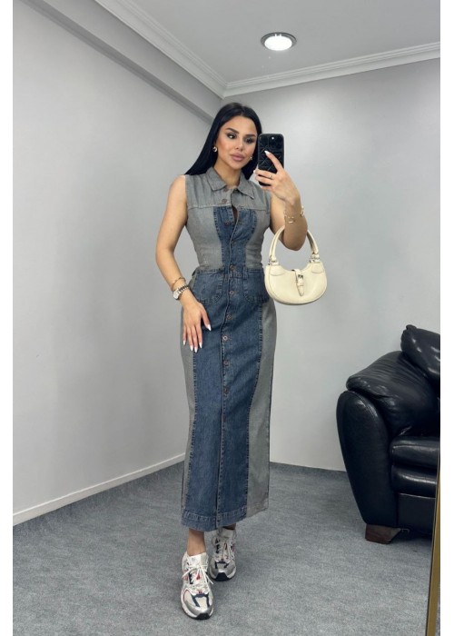 205866 BLAU KLEID Denim
