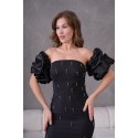 205903 SCHWARZ COCKRAİLKLEİD