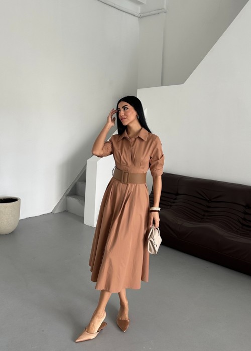 205964 CAMEL ELBİSE