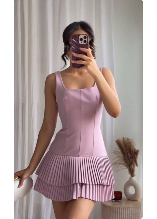 206023 ROSA KLEID Dabil-Stoff.